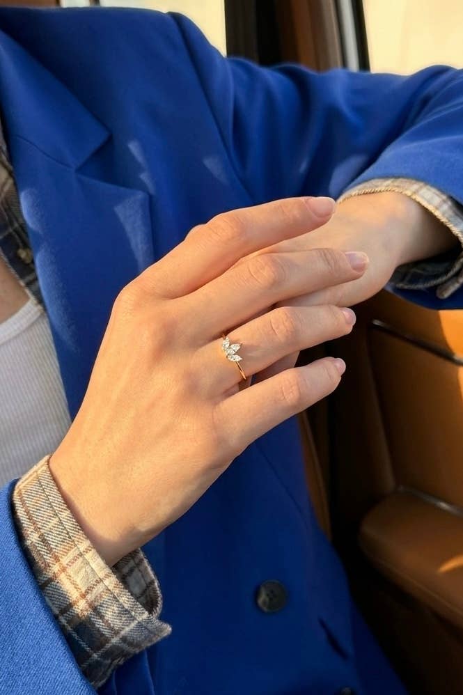 Ring aus Edelstahl Gold / 100% Edelstahl