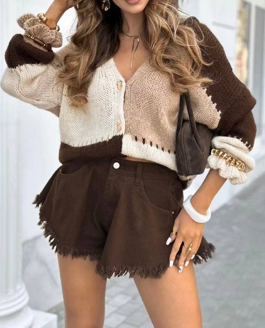 Strickweste - Chocolat