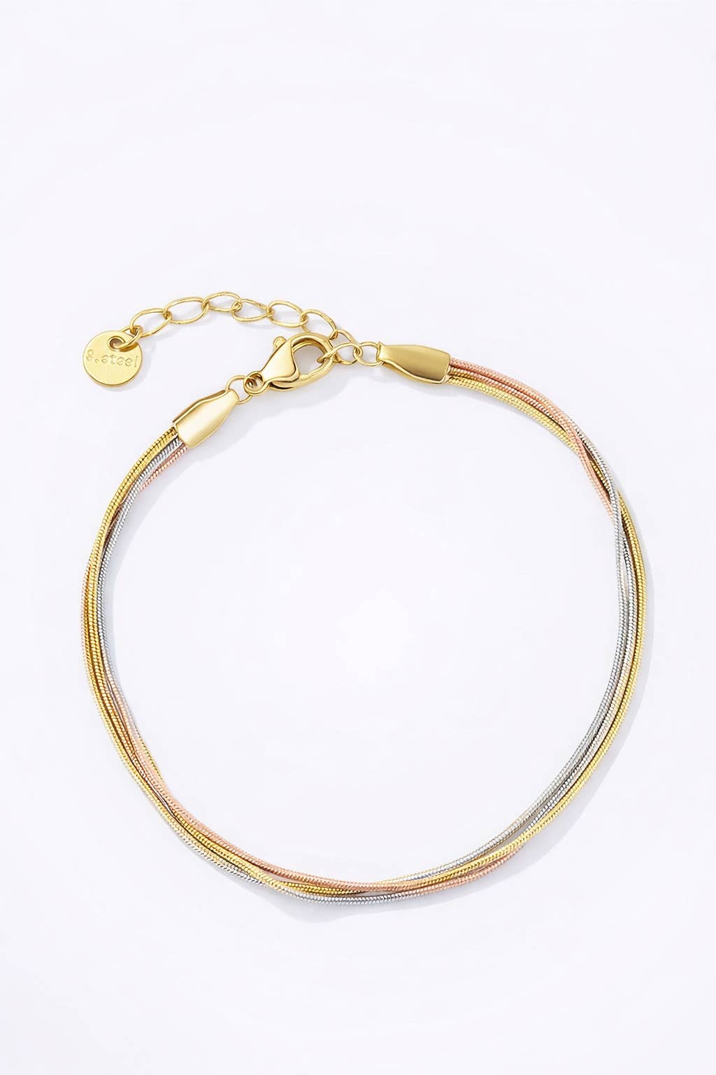 Edelstahlarmband Gold / Rostfreier Stahl