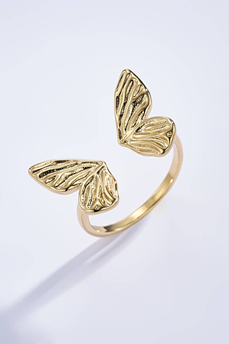 Ring aus Edelstahl: Gold