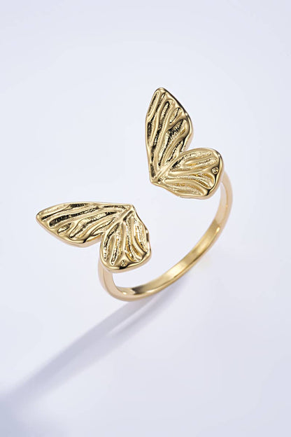 Ring aus Edelstahl: Gold