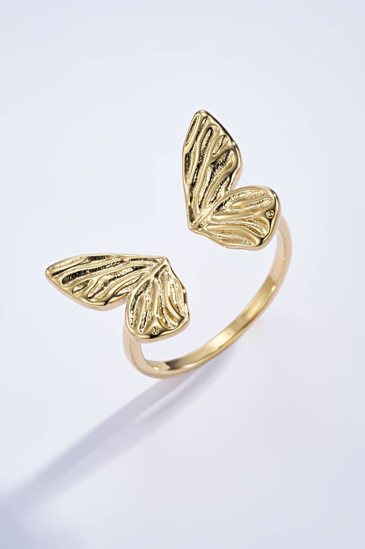 Ring aus Edelstahl: Gold