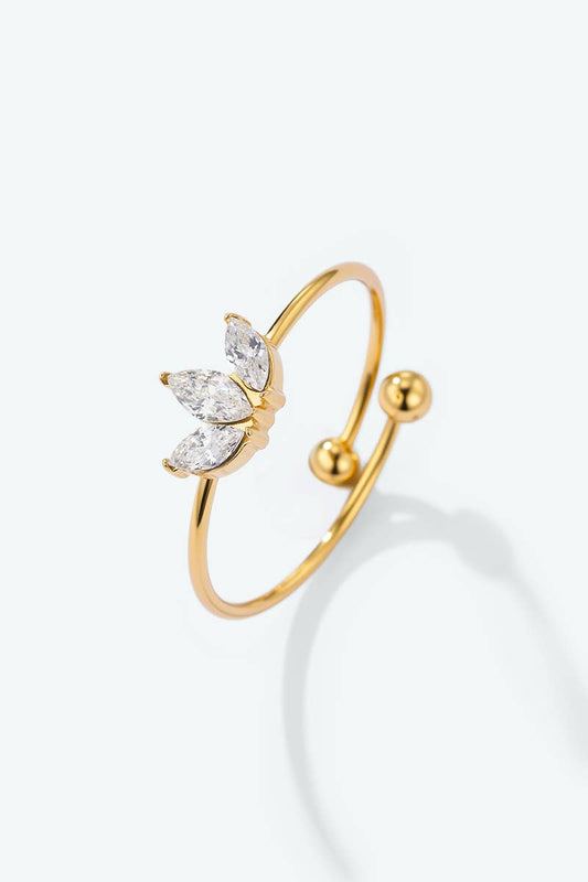 Ring aus Edelstahl Gold / 100% Edelstahl