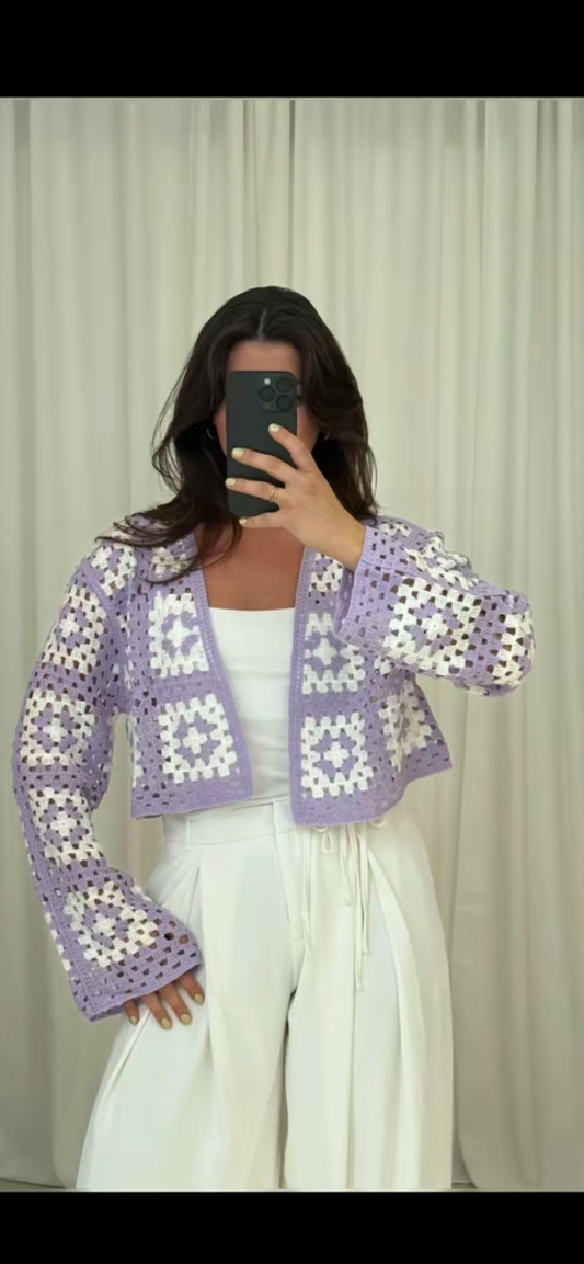 Strick purple eine grösse