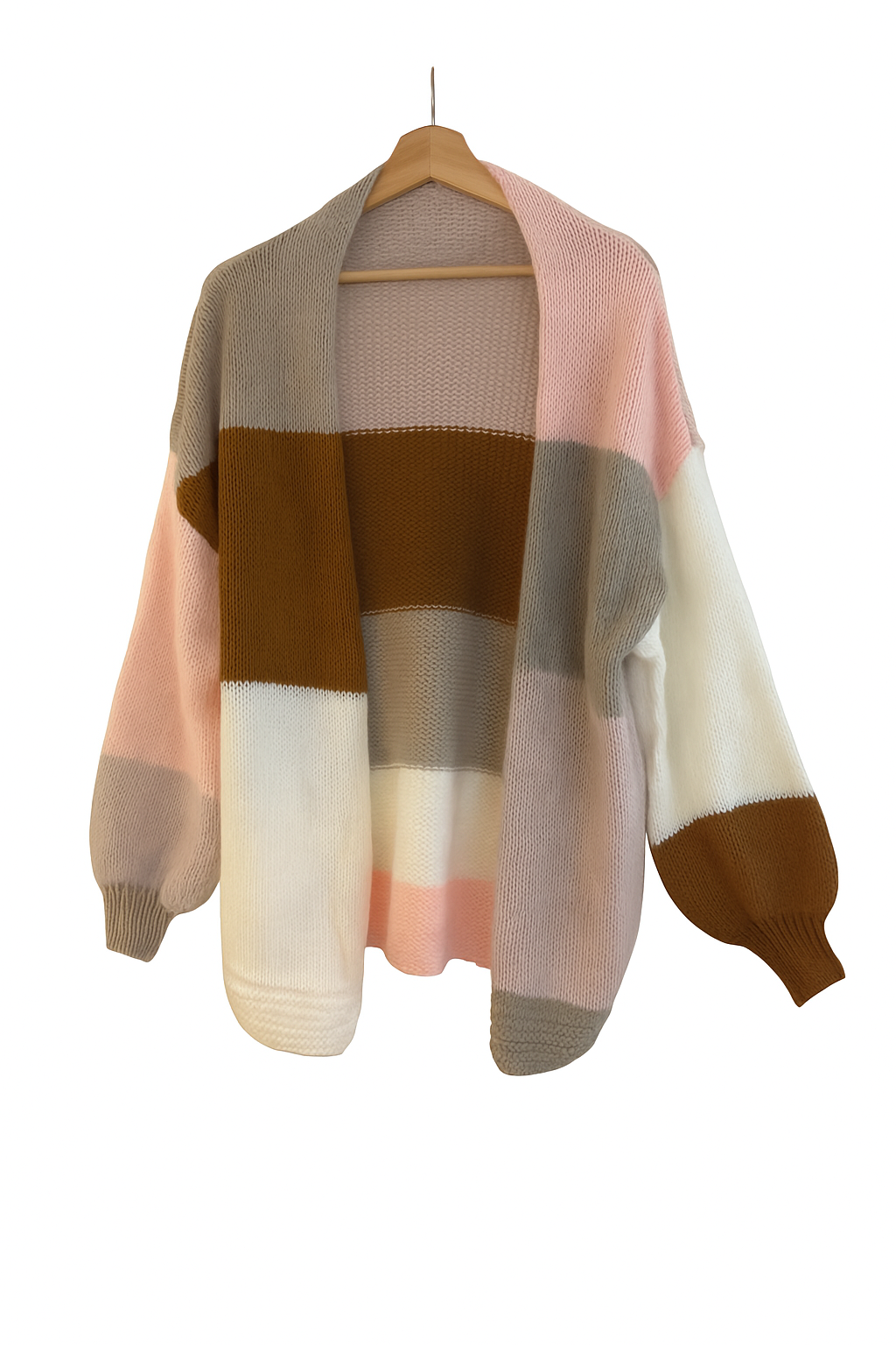 Color Block Strickcardigan – Cozy Chic