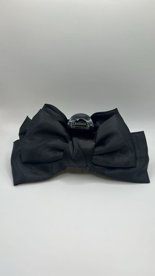 Satin Schleifen-Haarklammer