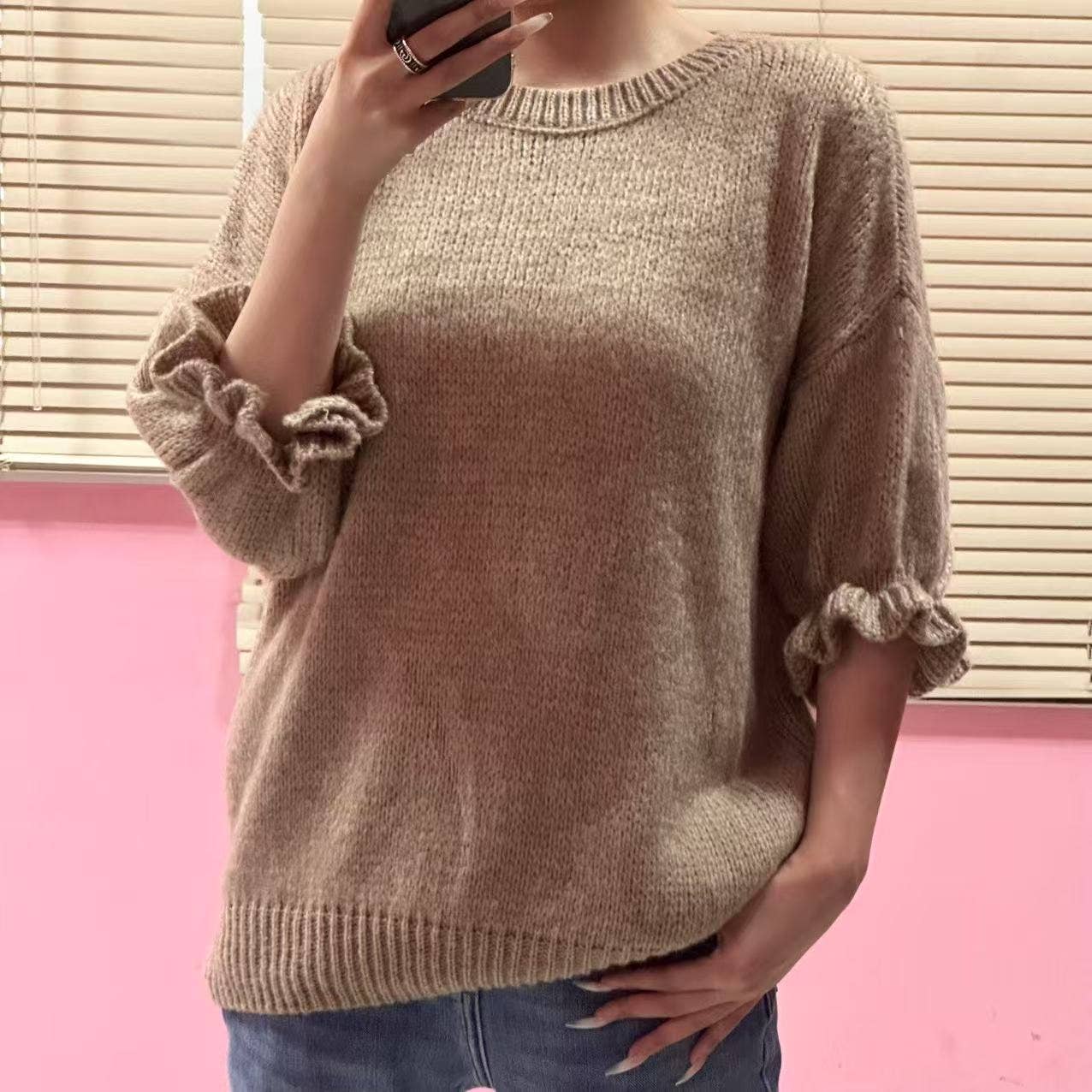 ROMA Pull mit Rüschenärmeln