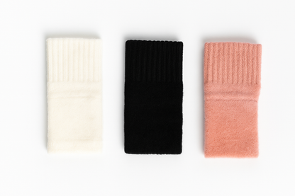 Fingerlose Strickhandschuhe für Damen