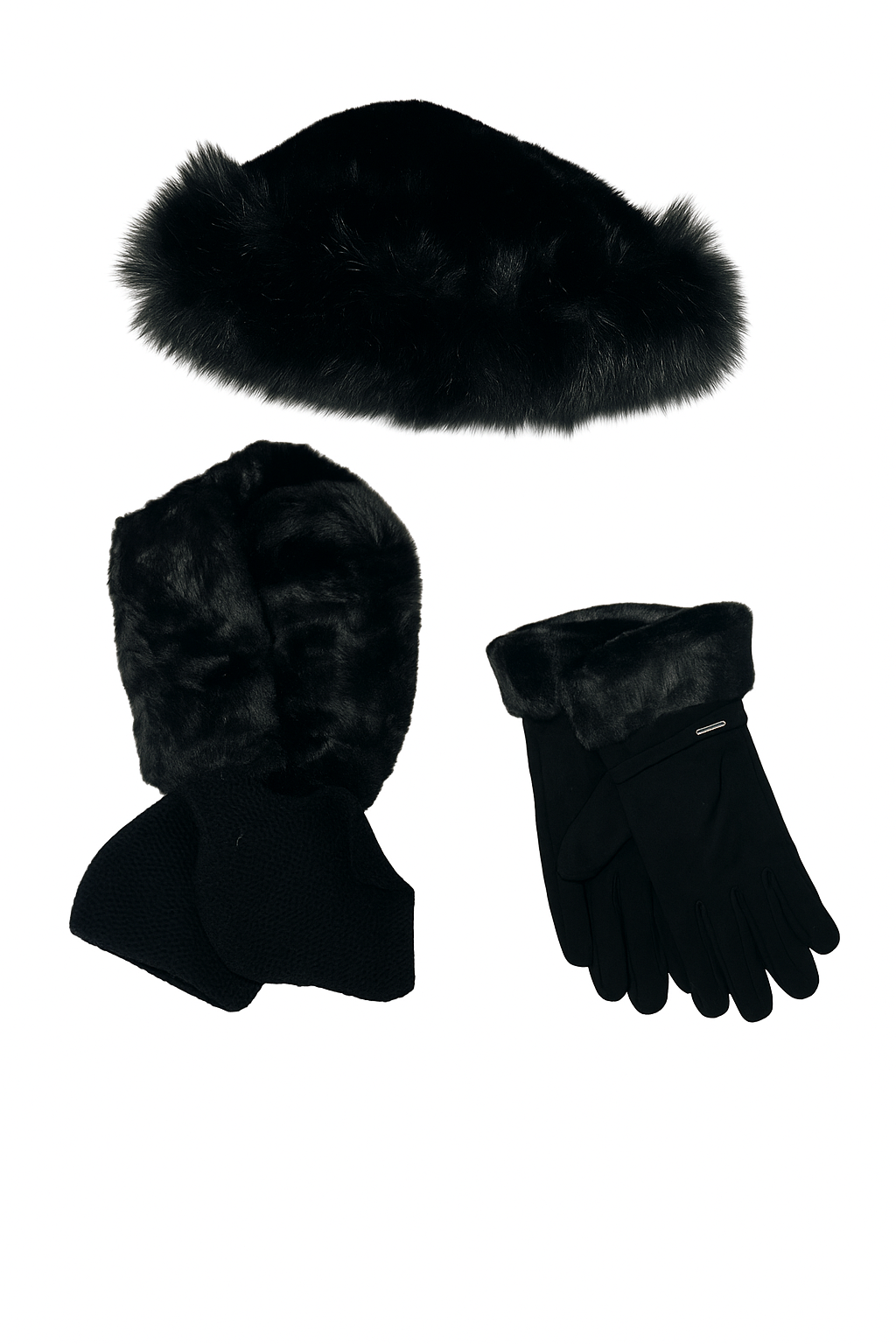Winter-Set mit Mütze, Schal & Handschuhen
