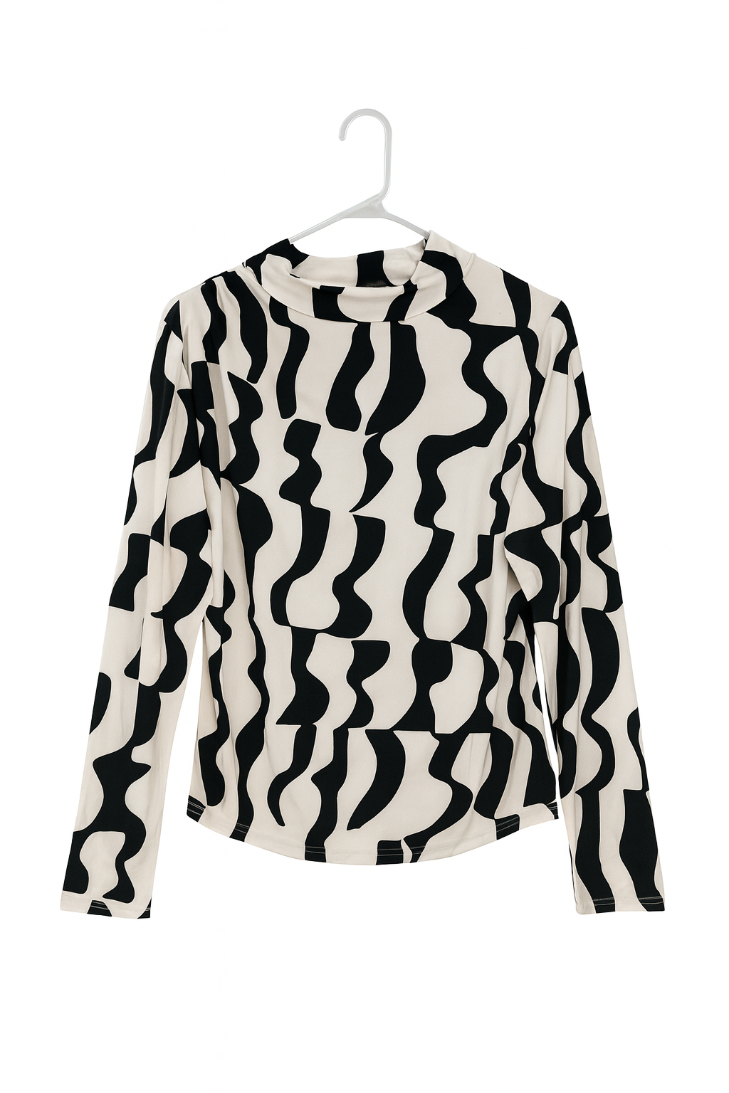 Langarmshirt „Abstract Waves“